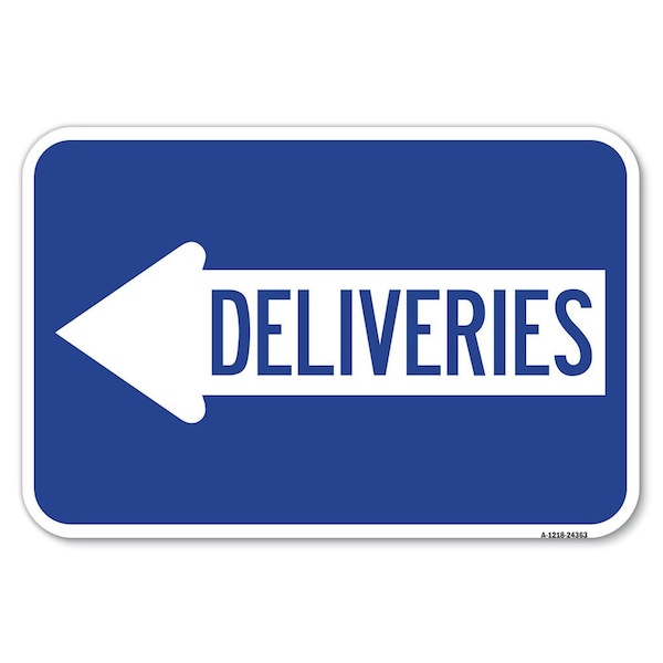 Safety Sign, 12 in Height, Aluminum, 18 in Length, 24363